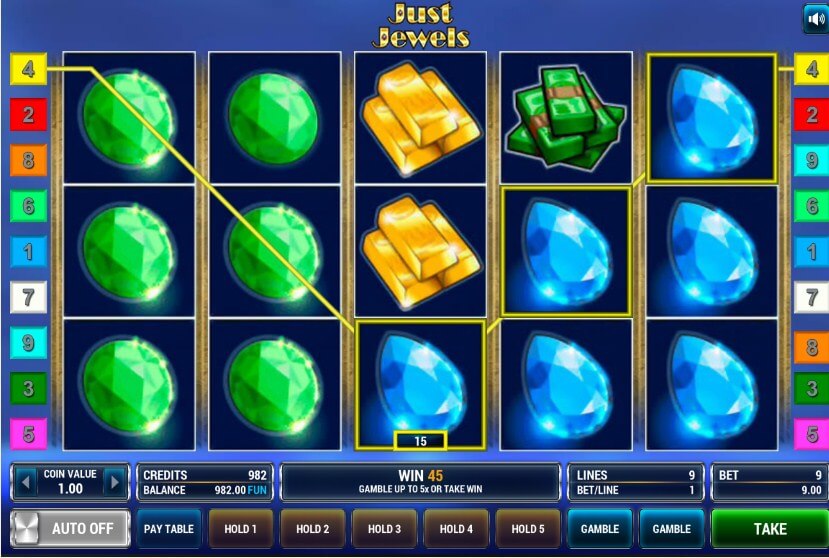 бесплатный игровой автомат just jewels deluxe novomatic