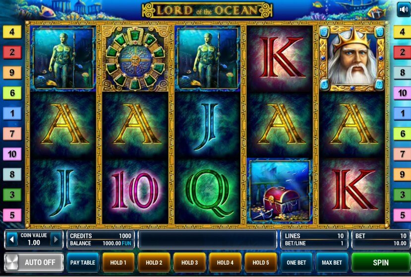 игровой автомат lord of the ocean